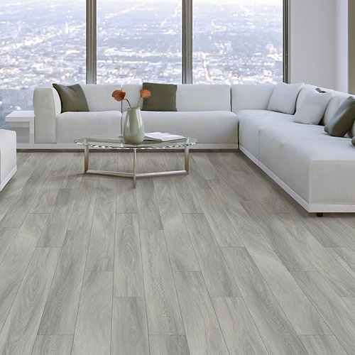 Living Room Gray Greige Luxury Vinyl Plank LVP - 3 Kings Flooring in Ft. Wayne, IN